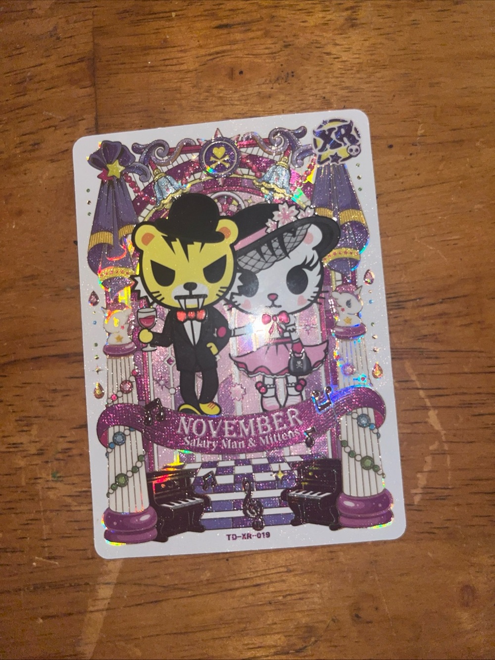 Tokidoki Kayou Wonder Voyage 2 Calendar XR Rare Holographic Tiger Nation Card